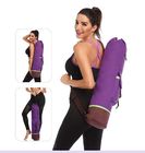La stuoia di yoga della grande capacità porta lo zaino durevole di Pilates di yoga del cotone della tela del trasportatore della borsa fornitore