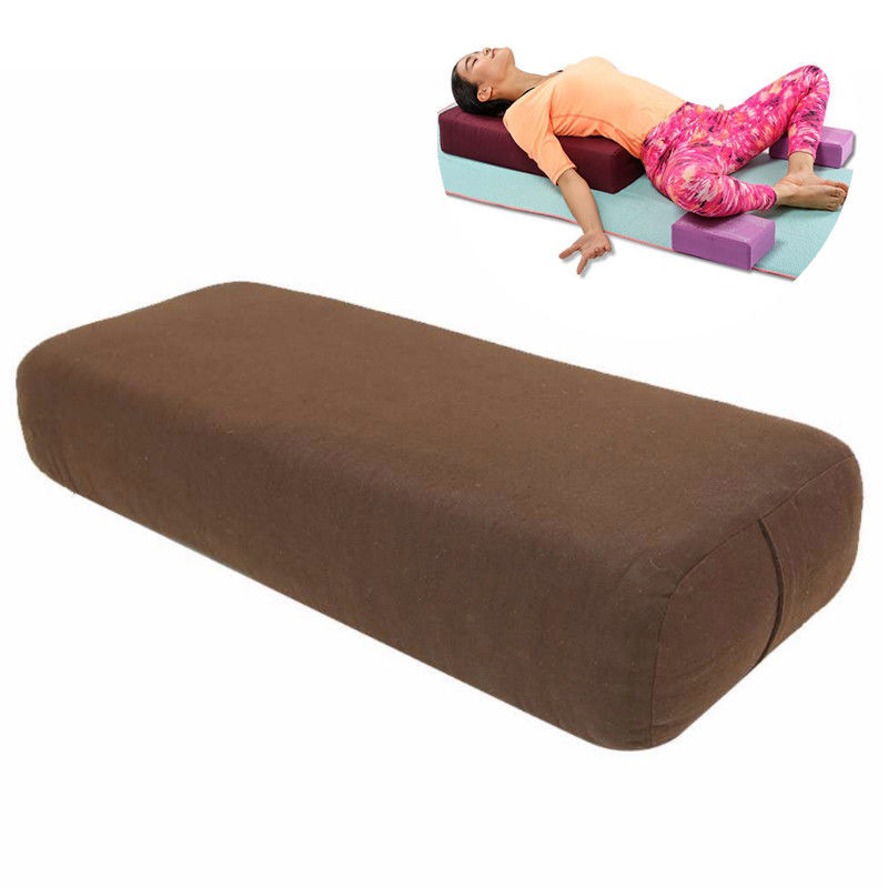 Dimagramento ad alta densità della palestra di forma fisica di esercizio del blocchetto di yoga del rivestimento della schiuma del TPE del cuscino di yoga della copertura del cotone fornitore
