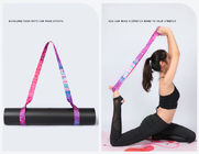 Imbracatura della stuoia di yoga di forma fisica di allungamento, esercizio elastico regolabile della cinghia della cinghia di yoga fornitore